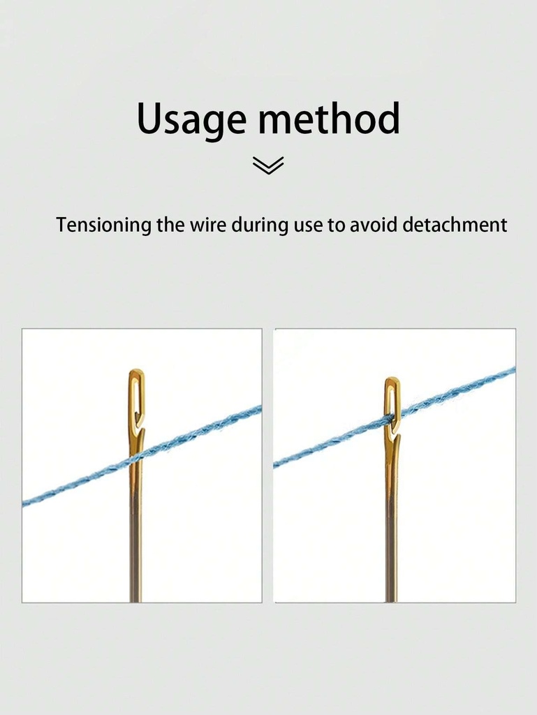  ابرة سحرية سهلة اللضم بدون النظر الى الابرة مقاسات 12 قطعة
