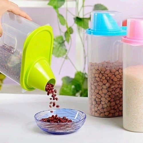 [513591010] علب حفظ البقوليات + معيار 