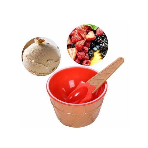 [513331010] ١ طبق آيس كريم + ١ ملاعق